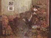 Woman lying on the sofa Edouard Vuillard